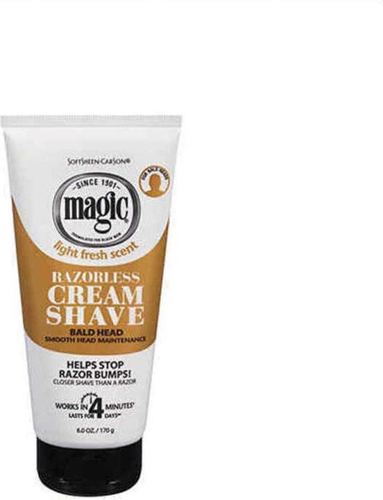 Image du produit SoftSheen Carson Crème magique d'élimination des poils et de rasage Smooth Strength Bald Head Maintenance 170g (Crème à raser)