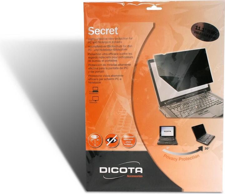 Actual product image Dicota Privacy Filter 2-Way, universal, side-mounted (21.50", 16 : 9)