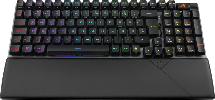 Actual product image ASUS Tastatur ROG Strix Scope II 96 RX Wireless BLK (DE, Wireless)