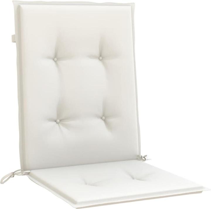 Produktbild VidaXL Niedriglehner-Auflagen 2 Stk. Stoff (100 x 50 x 4 cm)