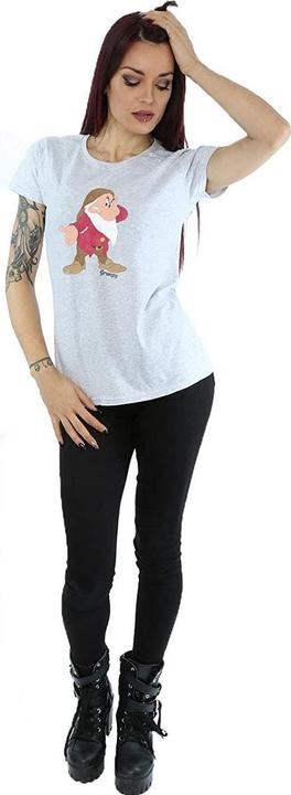 Image du produit Snow White Femme/Les femmes - T-shirt classique grincheux en laine chinée (S)
