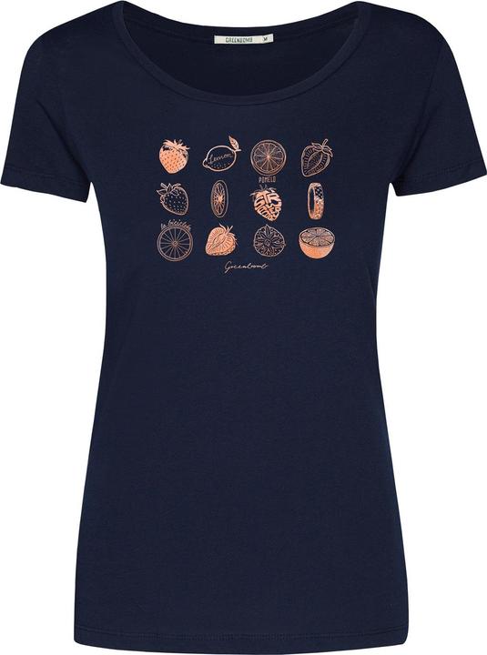 Actual product image Greenbomb Women's Bike Strawberry Loves T-Shirt (XXL)