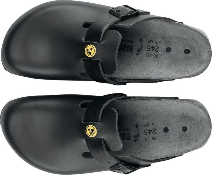 Actual product image Birkenstock Boston ESD Natural Leather Normal (41)