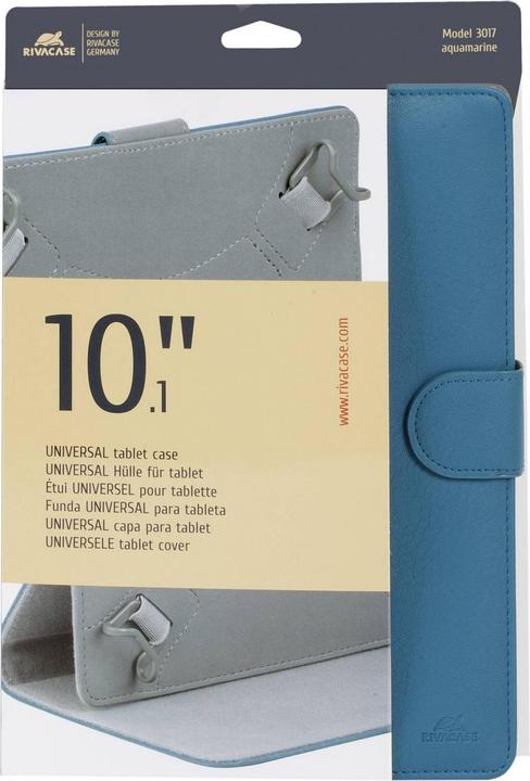 Image du produit Rivacase 3017 Étui pour tablette 10.1 Aquamarine (10.1" Tablets)
