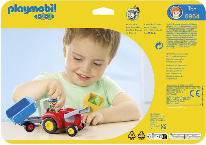Image du produit Playmobil Tracteur agricole (6964, Playmobil 1.2.3)