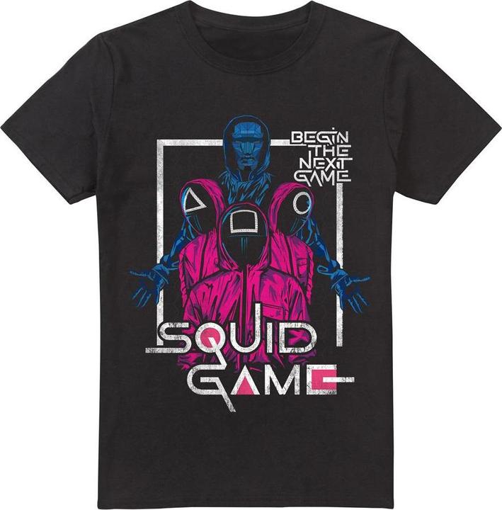 Actual product image Squid Game Mens Front Man & Guards T-Shirt (4XL)