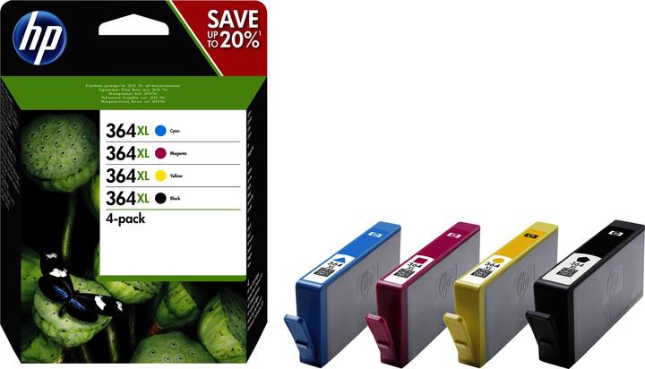 HP 364xl (M, BK, C, Y)