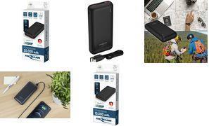 Produktbild Ansmann Powerbank 20.000 mAh PB320PD USB-C Ein/Ausg (20000 mAh, 20 W, 74 Wh)