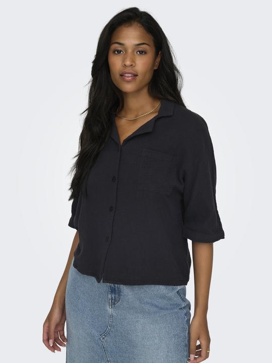 Produktbild Only Normal geschnitten Button-Down Kragen Hemd Hemd (XS)