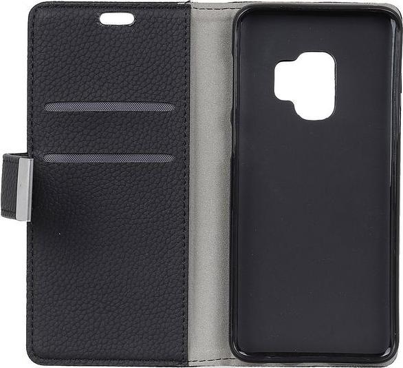 Actual product image MU Classic Leather cover with litchite texture (Samsung Galaxy S9+)