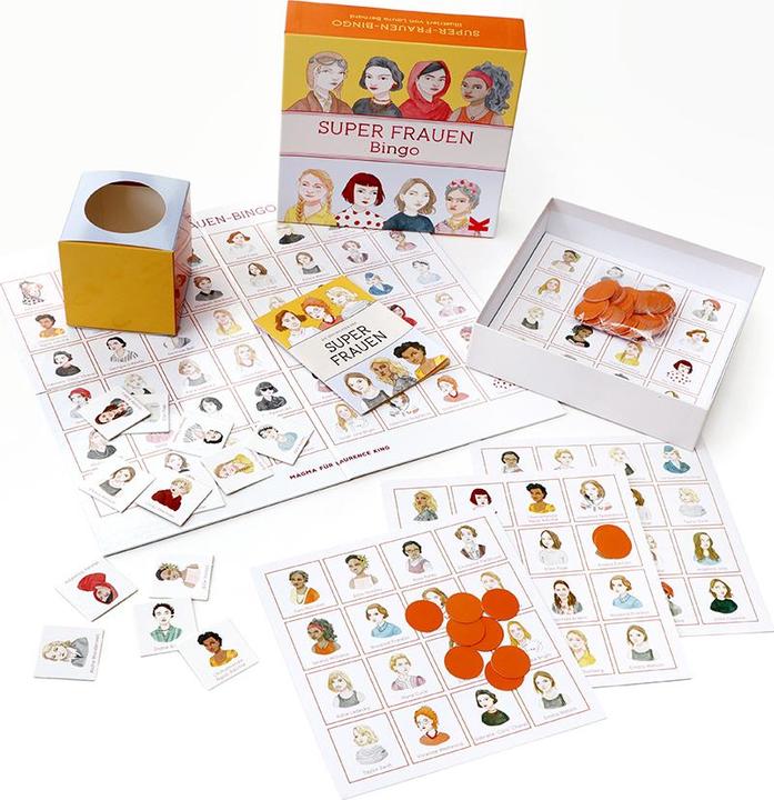 Actual product image 441692 - Super-Frauen-Bingo - Board game, 2-8 players, ages 6+ (DE edition) (German)