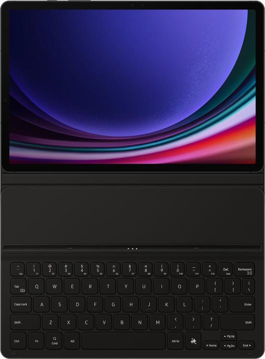 Actual product image Samsung Book Cover Keyboard Slim (DE, Galaxy Tab S9, Galaxy Tab S9 FE)