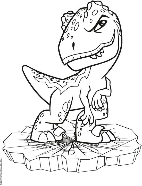 Produktbild Jurassic World Explorers: Mein dicker Malblock