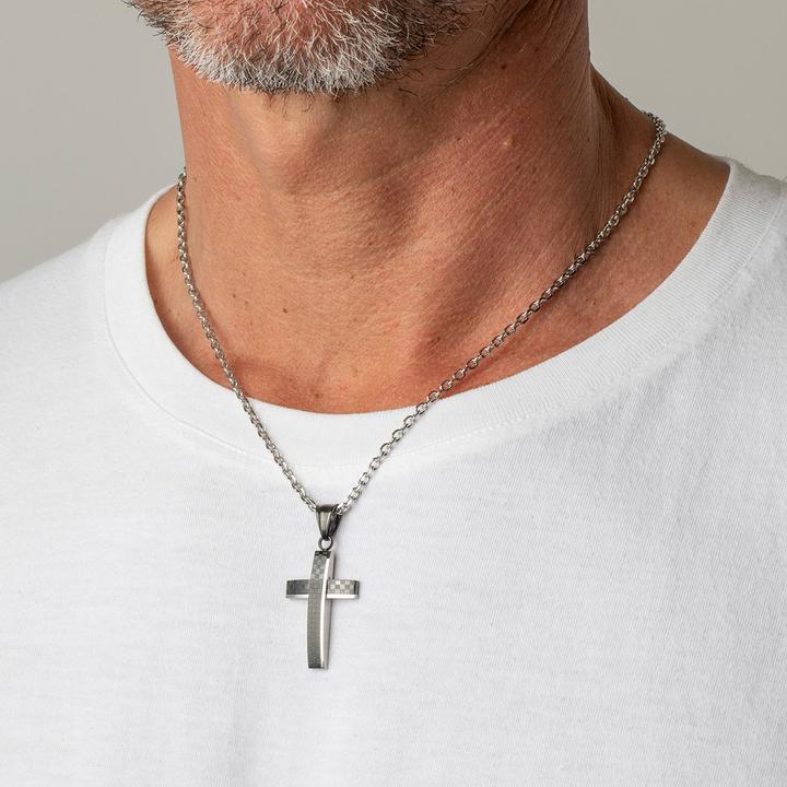 Immagine prodotto Lotus COLLANA CROCE DA UOMO IN ACCIAIO NERO LS2105-1/2, DA UOMO (Acciaio inossidabile)