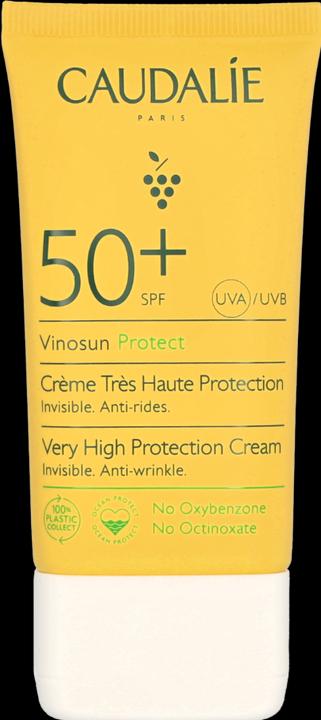 Actual product image Caudalie Vinosun Haute Protecting Sun (Suntan cream, SPF 50, 50 ml, 72 g)