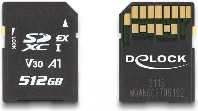 Produktbild Delock SD Express Speicherkarte 512 GB (512 GB, microSDXC, U3, UHS-I)