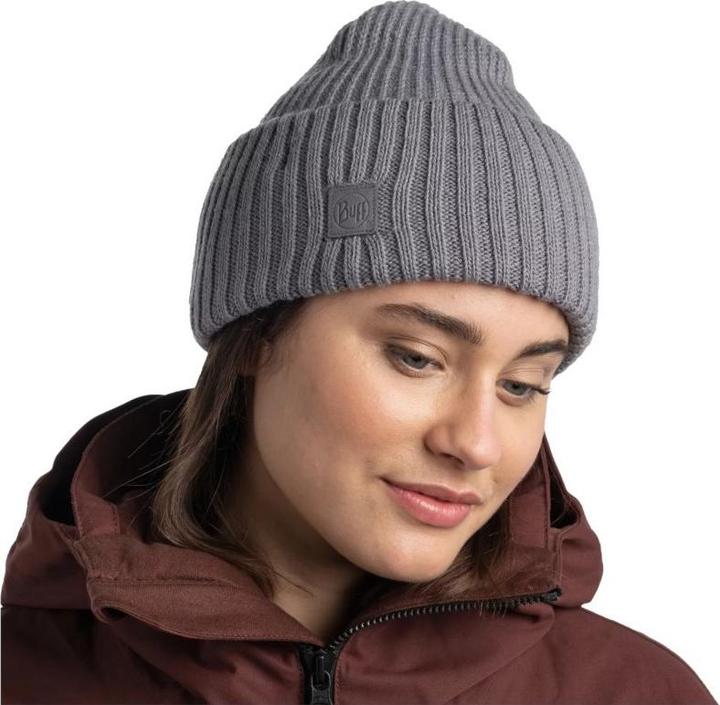 Actual product image Buff Knitted Hat RutgerGrey Heathe (One size)