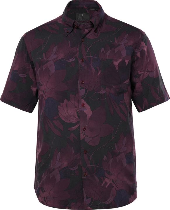 JP1880 JP 1880 Hemd, Halbarm, Alloverprint, Buttondown-Kragen, Modern Fit