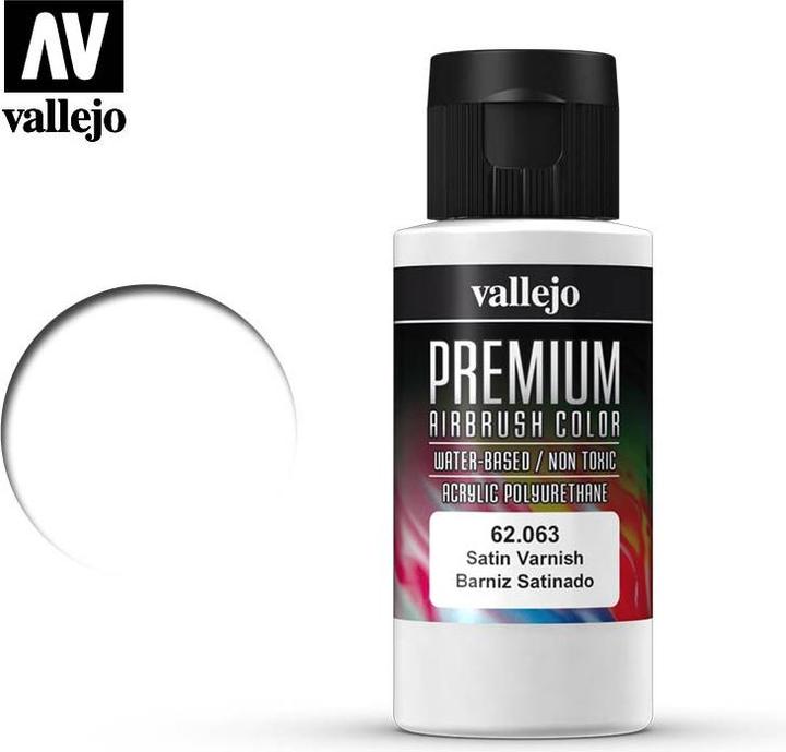 Produktbild AirbrushKing Premium RC-Colors - Satin Varnish - Vallejo (Transparent, 60 ml)