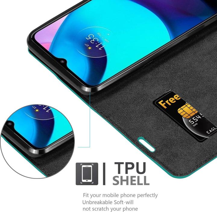 Immagine prodotto Cadorabo Libro Invis. Coperchio magnetico (Motorola E30, Motorola Moto E20, Motorola Moto E40)