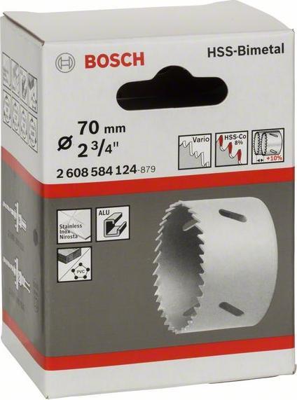 Produktbild Bosch Professional Zubehör Lochsäge HSS-Bimetall für Standardadapter, 70 mm, 2 3/4-Zoll (70 mm)