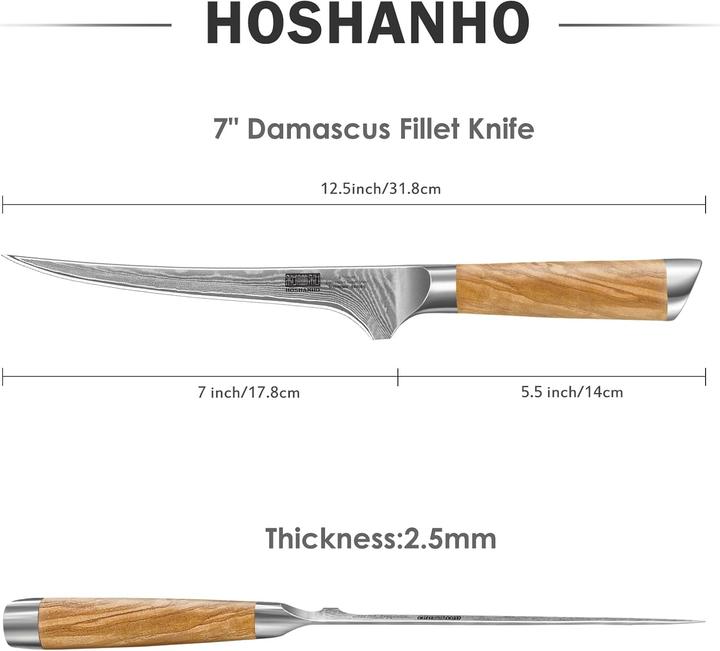 Immagine prodotto Hoshanho Coltello per sfilettare (17.80 cm)