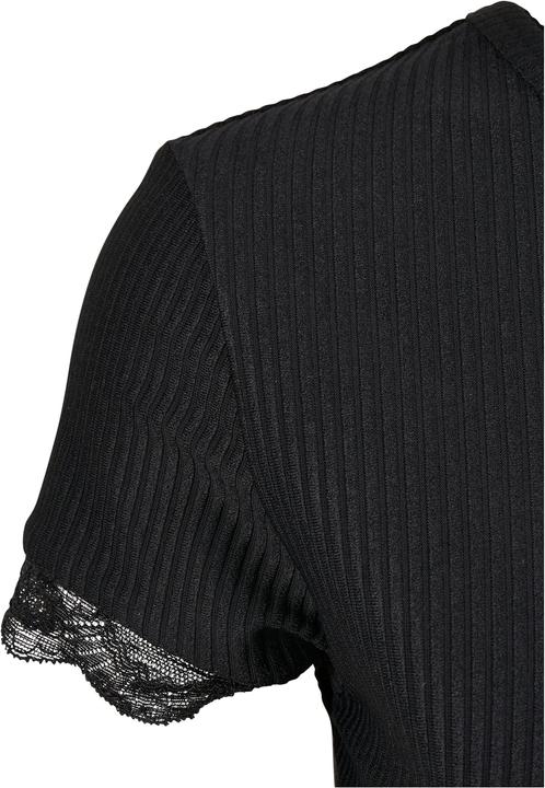 Immagine prodotto Urban Classics Tee con orlo in pizzo da donna (4XL)