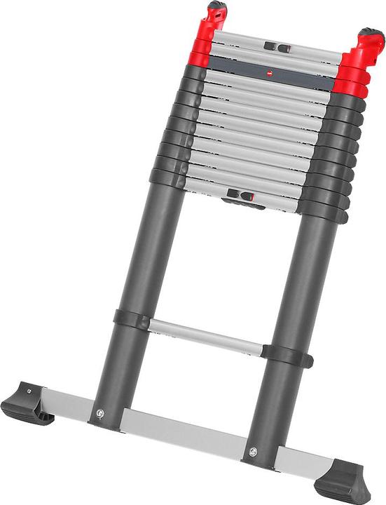 Image du produit Hailo FlexLine, échelle télescopique de sécurité en aluminium, 13nombre de barreaux (Échelle simple, 380 cm)