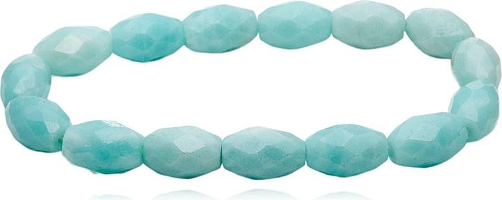 Immagine prodotto Leyda Bracciale in amazzonite (18 cm, Pietra colorata)