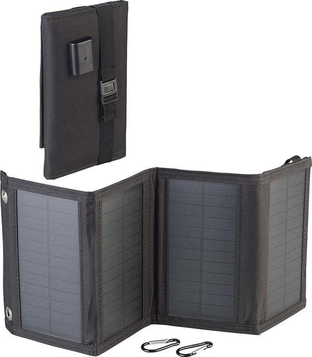 Image du produit Revolt Banque d'énergie solaire avec manivelle & panneau solaire supplémentaire, 30 000 mAh (30 mAh)