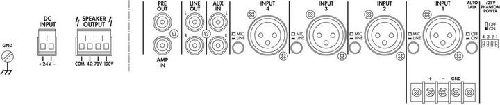 Produktbild Monacor ELA-Verstärker PA-900 120 W (Verstärker)