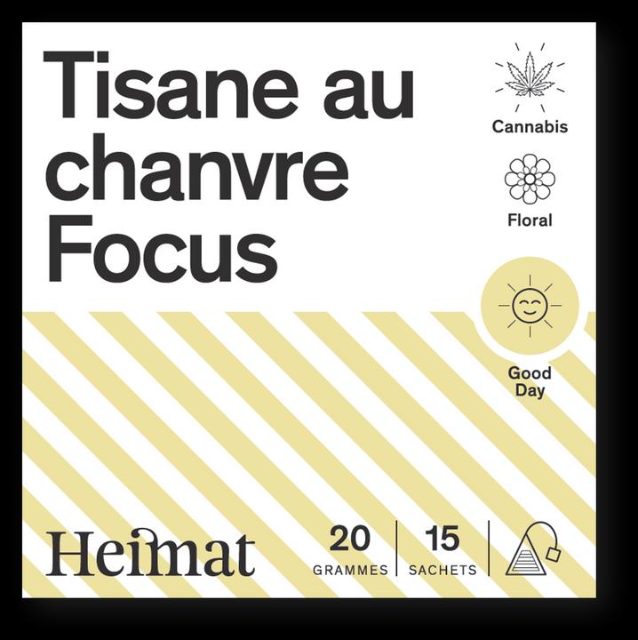 Produktbild Heimat Hanftee Focus (Good Day) (20 g)