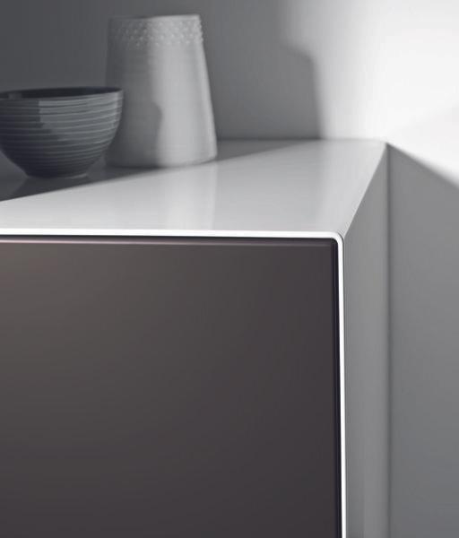 Actual product image Alape WP.Folio8 washbasin, 1254x350x450mm, vanity unit 2 full extensions, washbasin without tap hole