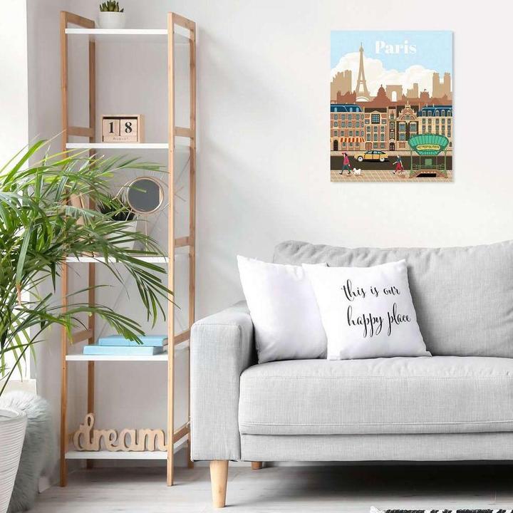 Actual product image Ravensburger CreArt - Painting by numbers 23687 - Colourful Paris - from 12 years