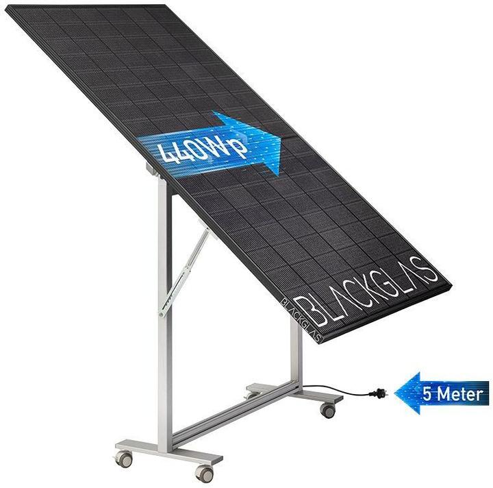 Actual product image Blackglas Solar system ECOmirrorPRO 440 Wp (440 W)