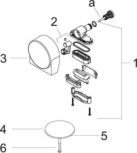 Produktbild hansgrohe HG Fertigmontageset EXAFILL S Wannenein Ab u Überlgrt. bru black chrom