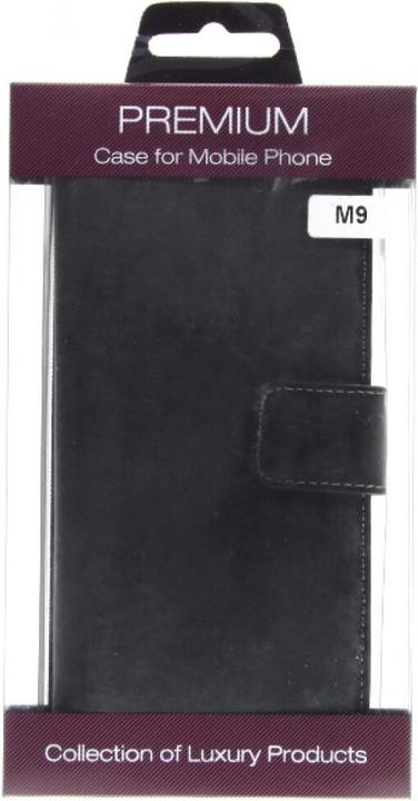 Actual product image OEM Slim Leather Book Case for HTC M9 - black 4250710561445 (HTC One M9, HTC One M9s)