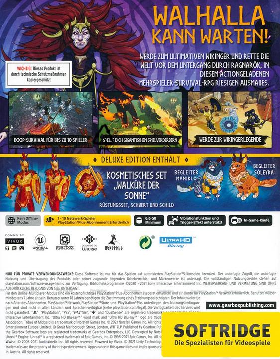 Produktbild Gearbox Tribes of Midgard Deluxe Edition (PS5, DE)