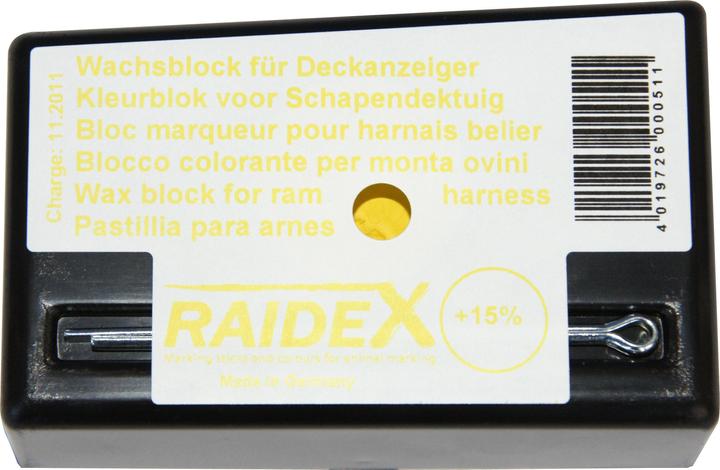 Produktbild Magni Kerbl Wachsblock gelb, orig.Raidex