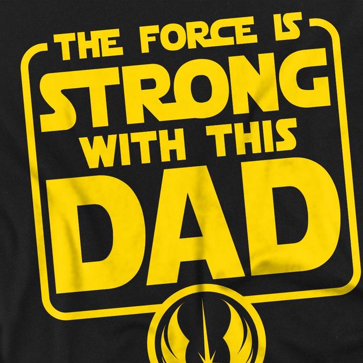 Produktbild Star Wars Force Is Strong Dad TShirt Vatertag (L)