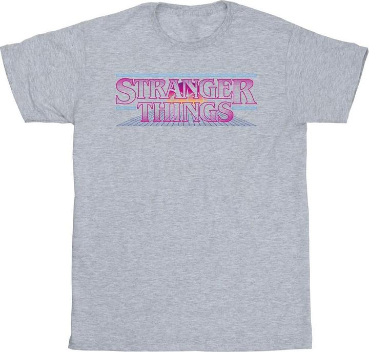 Netflix Stranger Things Retro Title TShirt Mädchen