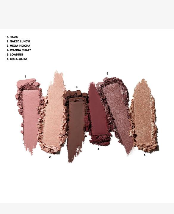 Actual product image MAC Cosmetics Connect in Colour Palette Eyes X6 Embedded In Burgundy (Embedded In Burgundy)