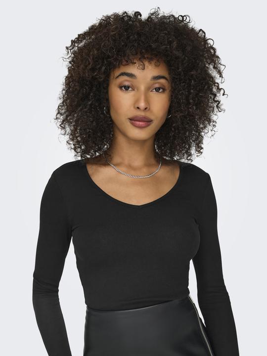 Immagine prodotto Only Onlkaya L/S V-Neck Short Top Jrs Noos (L)