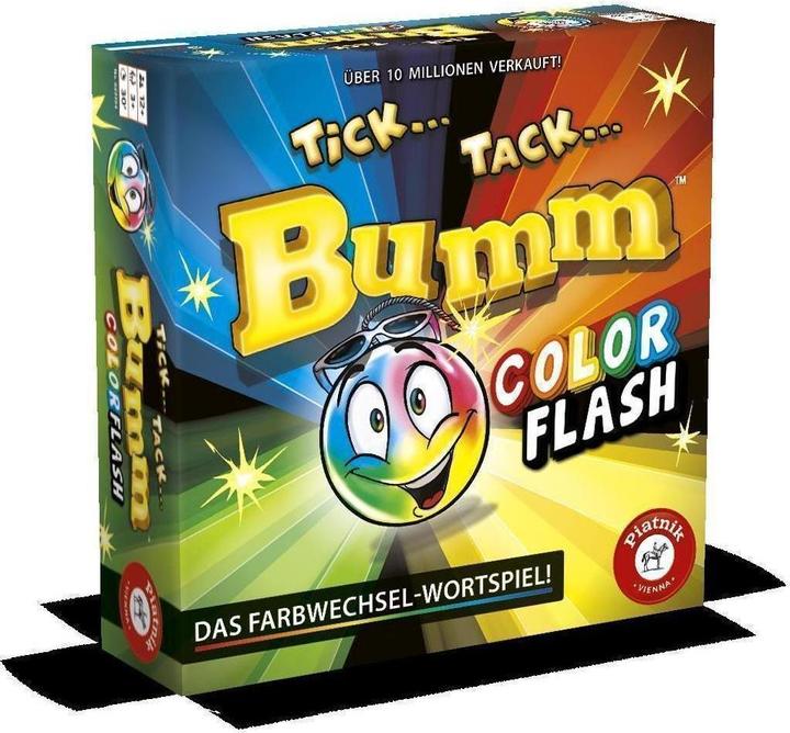 Actual product image Piatnik Tick tock boom colour flash (German)