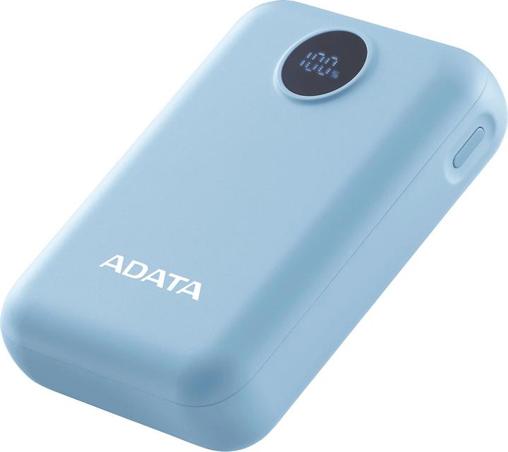 Immagine prodotto Adata Powerbank P10022-12 10000 mAh, Akkutyp: Lithium-Polymer (10000 mAh, 15 W, 37 Wh)