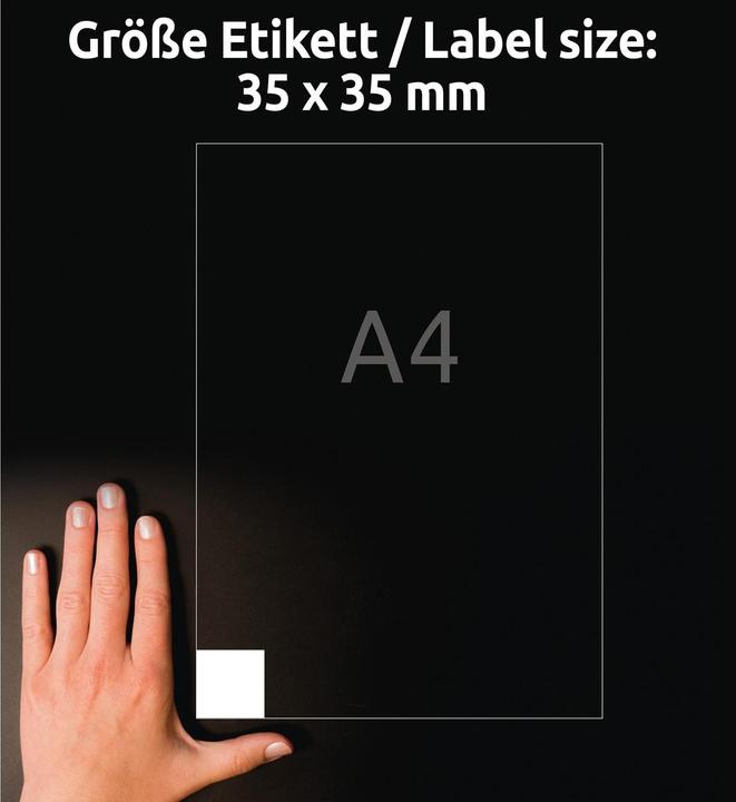 Actual product image Avery QR Code labels