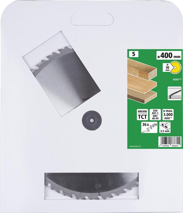 Produktbild wolfcraft wolfcraft 1 Tisch-Kreissägebl. HM, 24 Zähne ø250mm