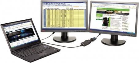 Produktbild Lenovo USB 3.0 zu (DVI, VGA, 8 cm)