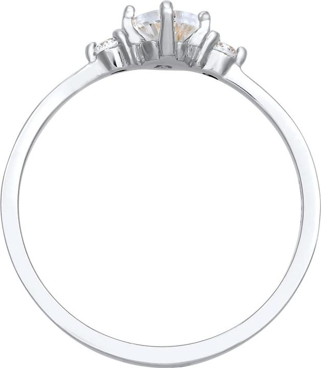 Immagine prodotto Elli Anello Zirconia Ovale di Fidanzamento Argento 925 (54, 925 Argento)