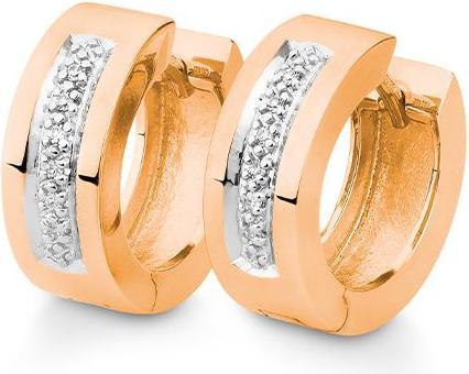 Breuning Creolen - Dia. 0,06 Ct (585, - Gold)